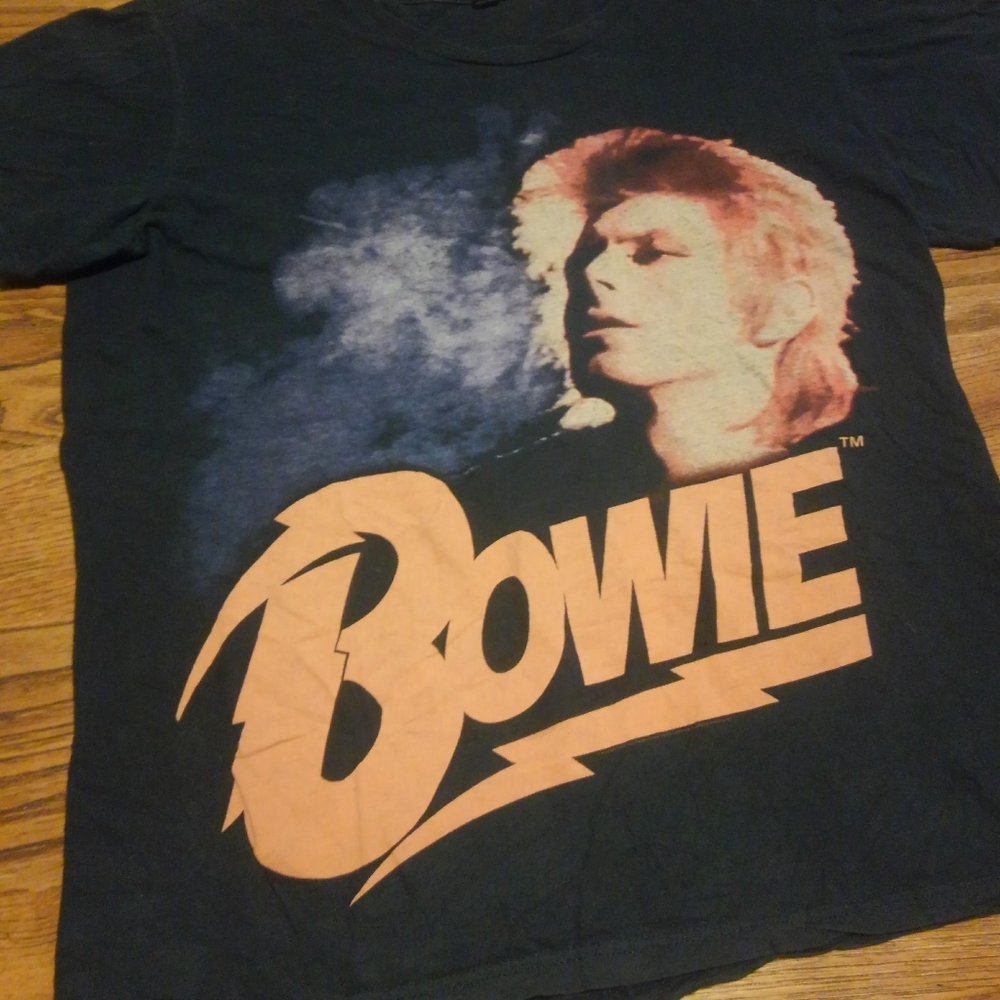 🎵 David Bowie 🎤 Shirt ⭐ Ziggy Stardust Shirt Large 🎶 Band Concert Tee 70s 🔥 - Picture 2 of 7